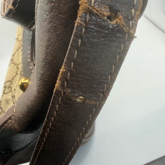 Gucci Brown and Cream Shoulder Bag - Picture 9 of 16